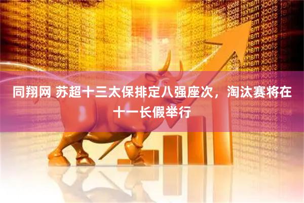 同翔网 苏超十三太保排定八强座次，淘汰赛将在十一长假举行
