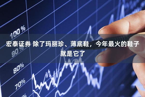 宏泰证券 除了玛丽珍、薄底鞋，今年最火的鞋子就是它了